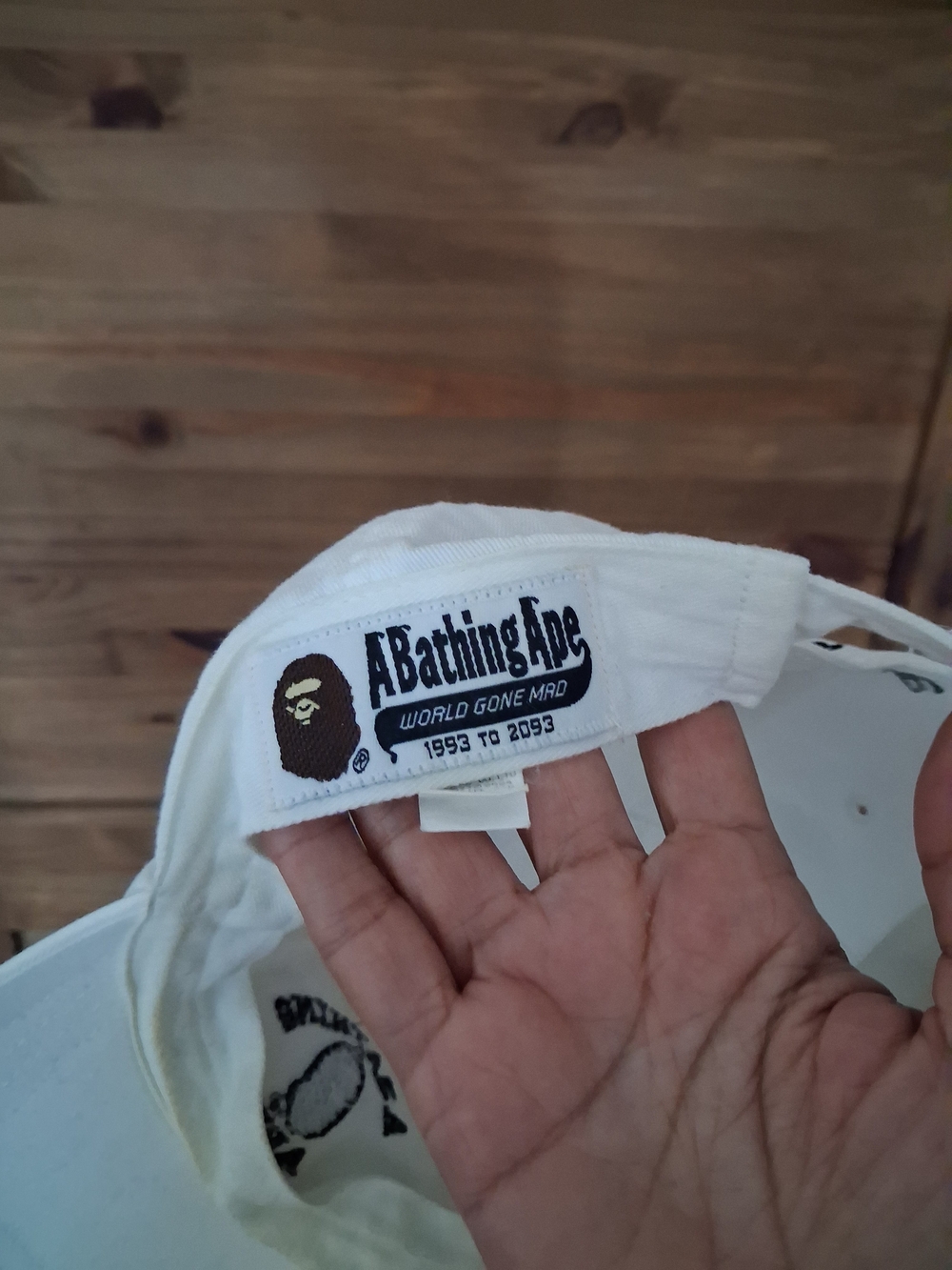 A Bathing Ape Cap White - Picture 6 of 6